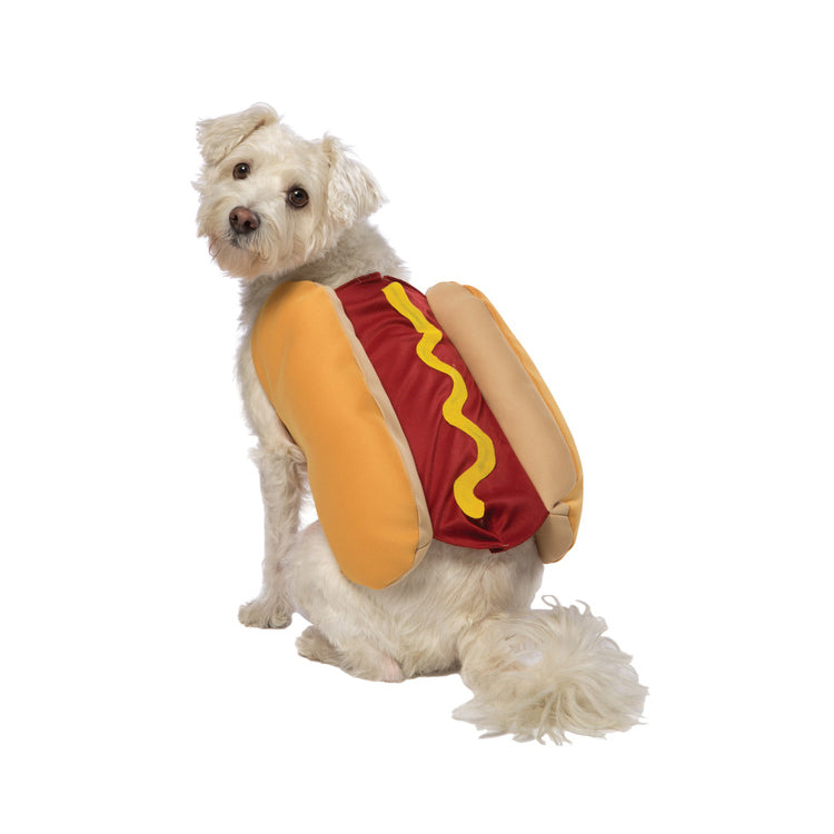 “Hot Dog” Pet Halloween Costume — Funny Dog Outfit (S–XXL)
