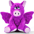 Purple Pig Squeaky Dog Toy — Plush Crinkle Toy for Small, Medium & Large Dogs