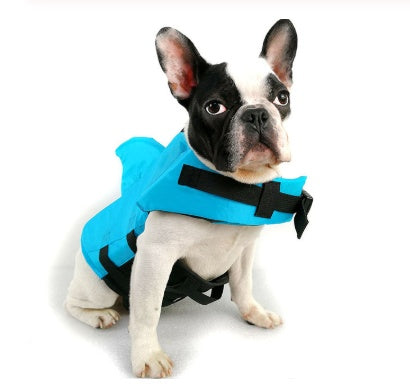 Shark Fin Pet Life Jacket — Summer Safety Vest for Dogs (XS–XXL)