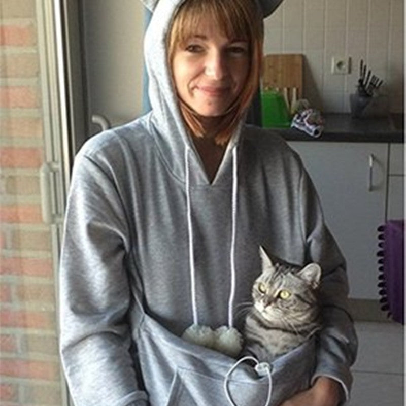 Cat Lovers Hoodie — Cozy Kangaroo Pouch Sweatshirt