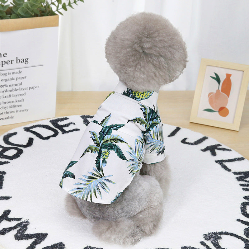 Pet Hawaiian Shirt — Lightweight Summer Dog Shirt (S–XXL)