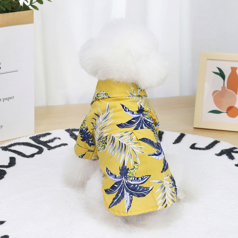 Pet Hawaiian Shirt — Lightweight Summer Dog Shirt (S–XXL)