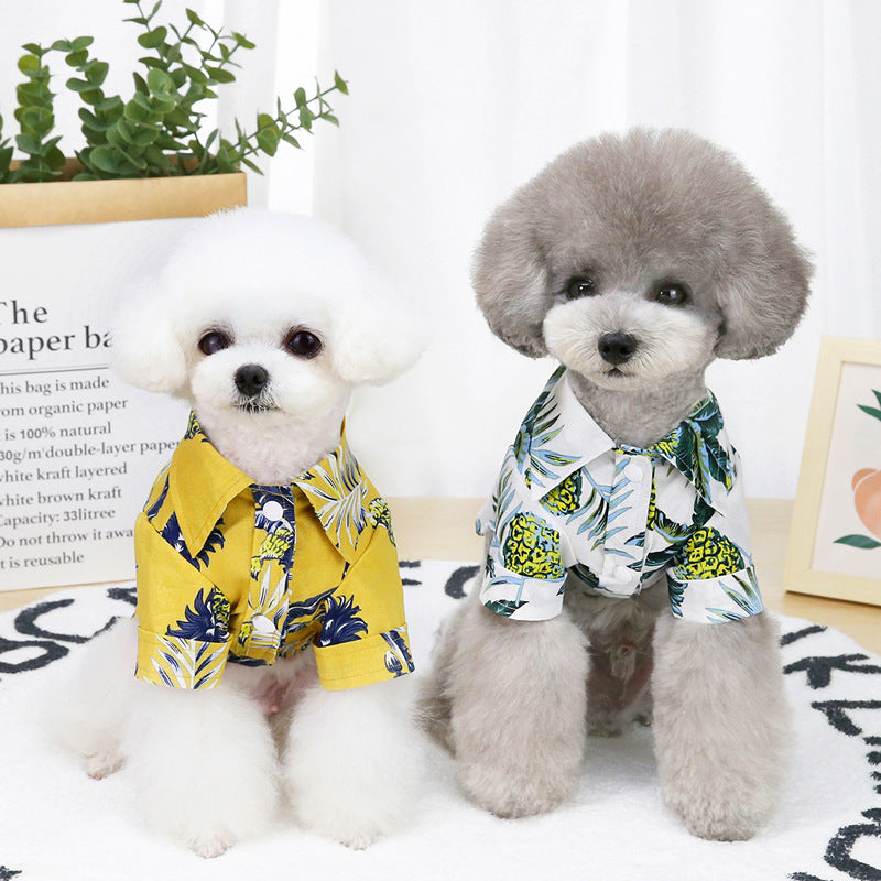 Pet Hawaiian Shirt — Lightweight Summer Dog Shirt (S–XXL)