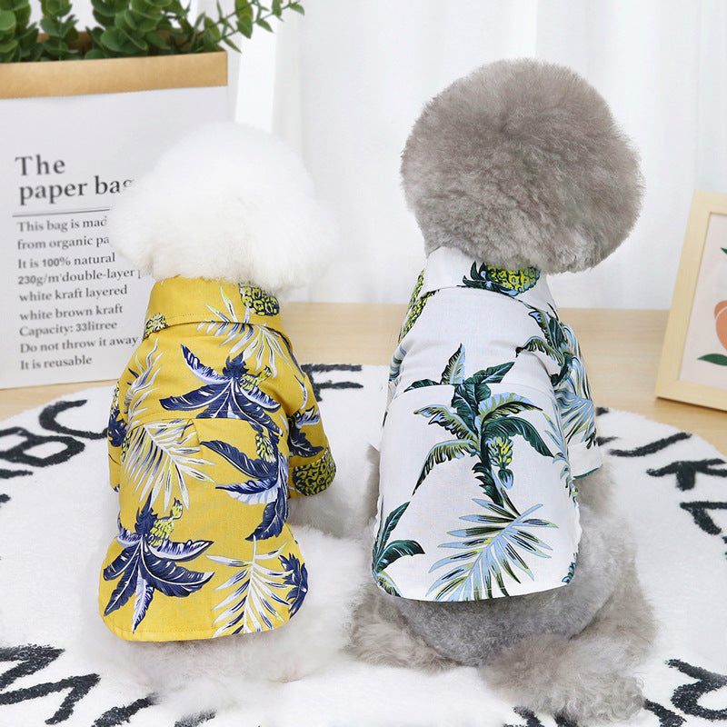 Pet Hawaiian Shirt — Lightweight Summer Dog Shirt (S–XXL)