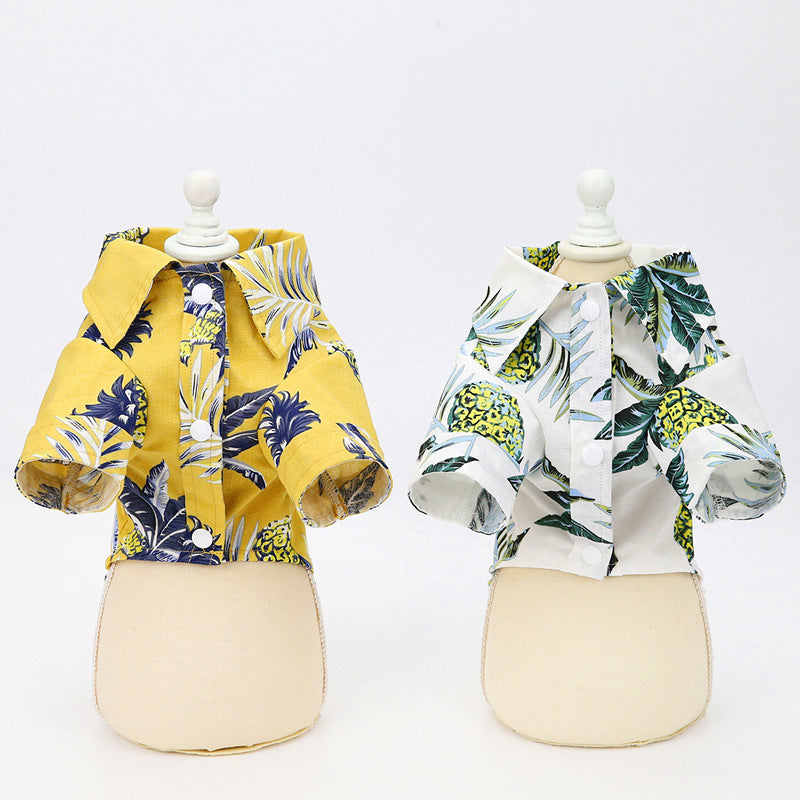 Pet Hawaiian Shirt — Lightweight Summer Dog Shirt (S–XXL)