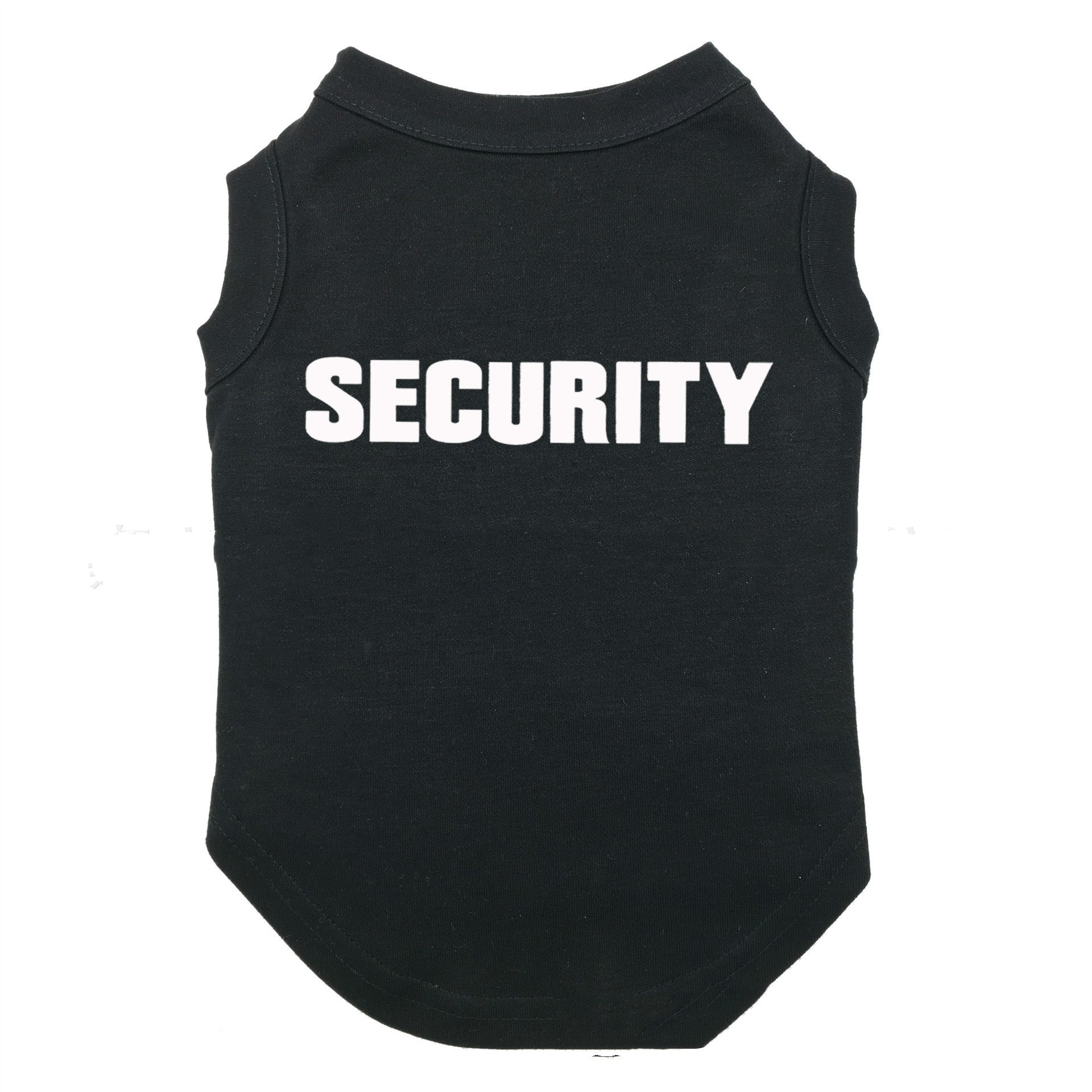 “Security” Dog T‑Shirt — Cute Printed Pet Shirt for Small & Medium Dogs (Multiple Colors)