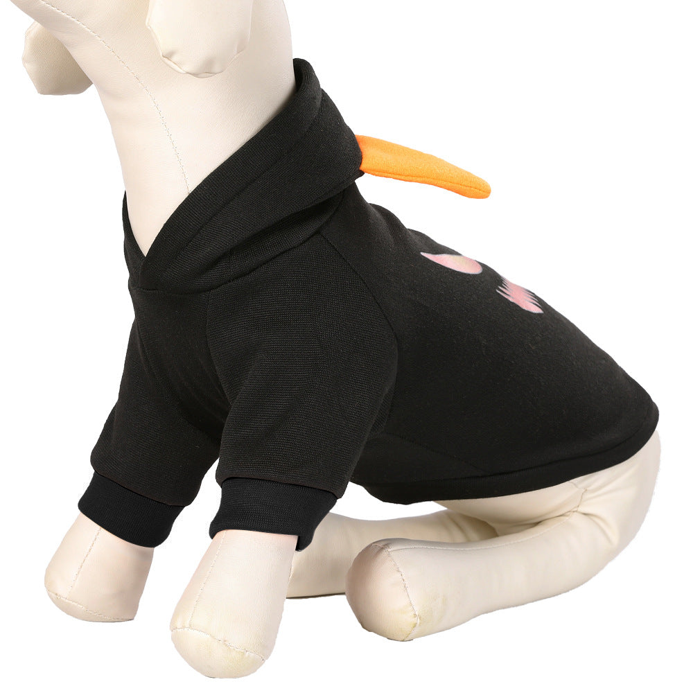 Halloween Pumpkin Dog Hoodie Costume — Cute Pumpkin Face Hoodie for Small & Medium Dogs (2 Styles)