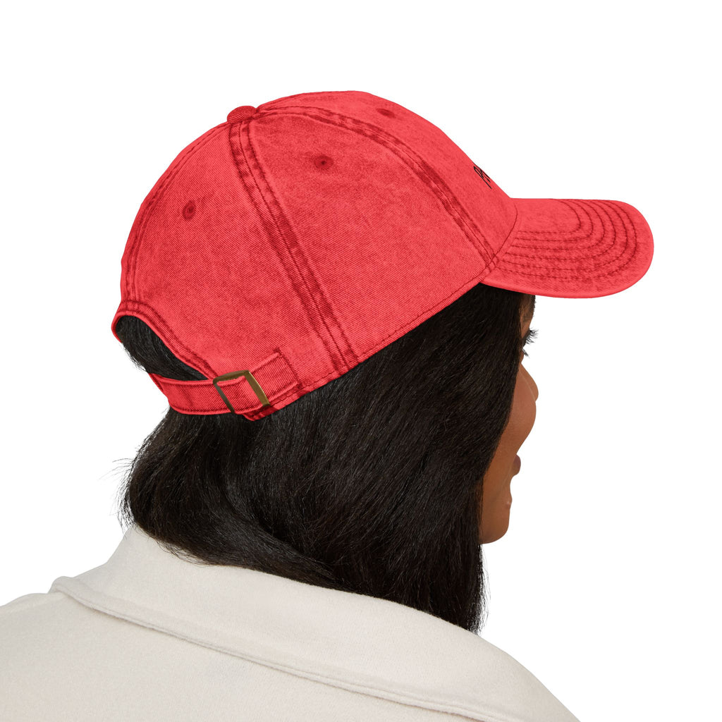Paws & Peace Vintage Embroidered Cap