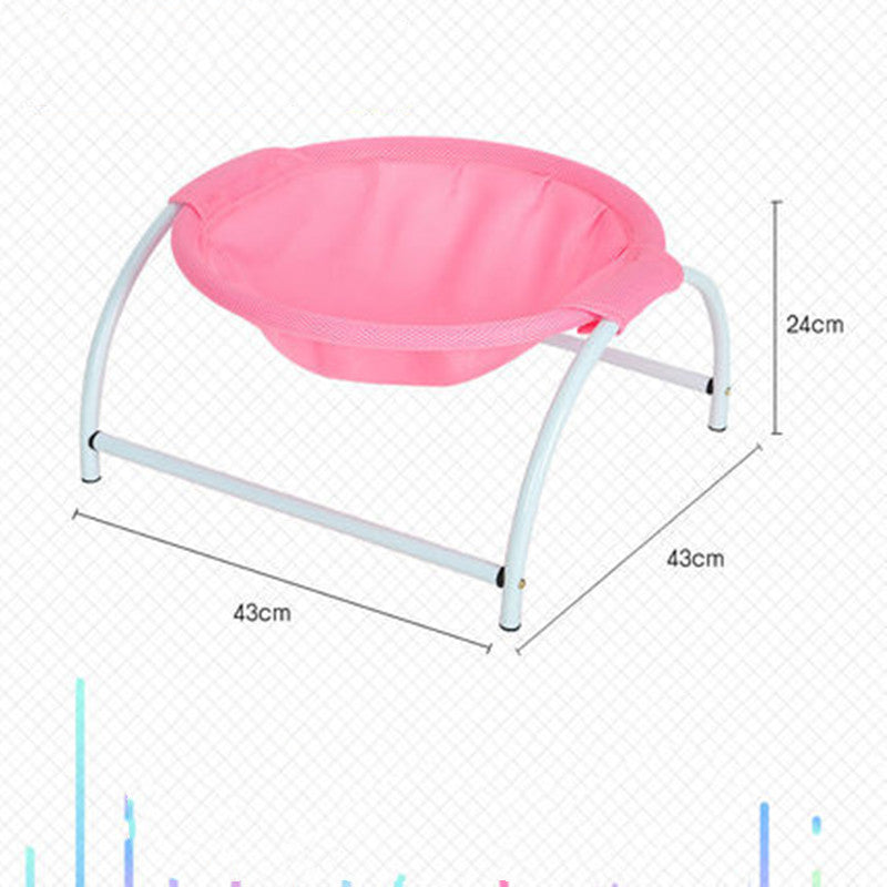 Breathable Elevated Pet Camping Bed — Portable Hammock for Cats & Small Dogs