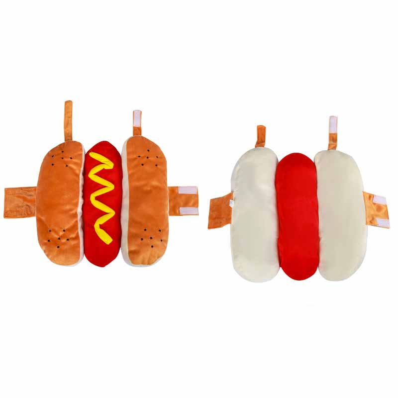 “Hot Dog” Pet Halloween Costume — Funny Dog Outfit (S–XXL)