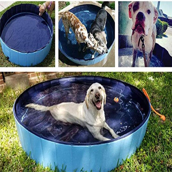 Foldable Dog Swimming Pool – Portable, Non‑Slip, Heavy‑Duty