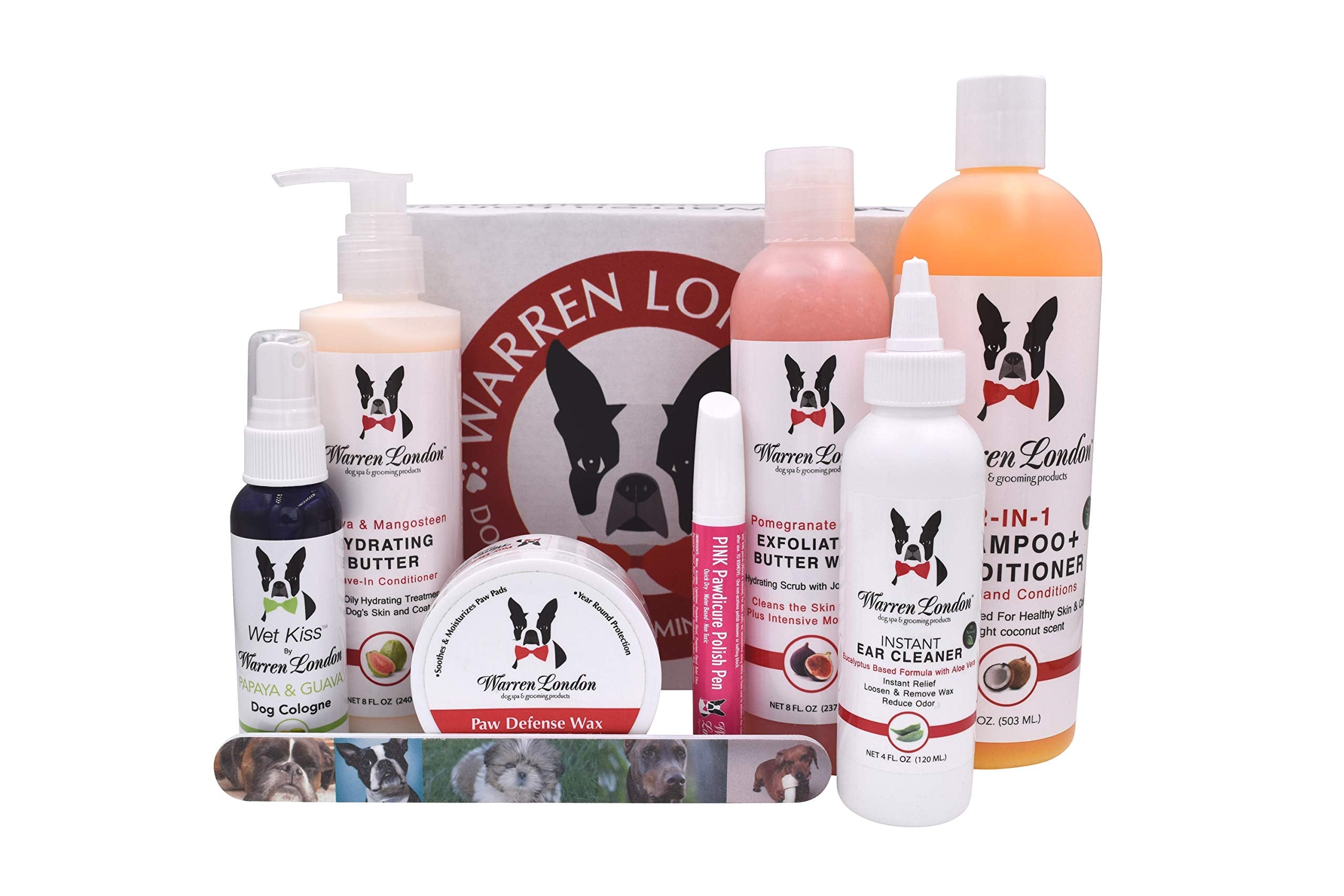 Warren London Luxury Dog Spa Gift Box — Premium Grooming Set for Dog Moms & New Puppies