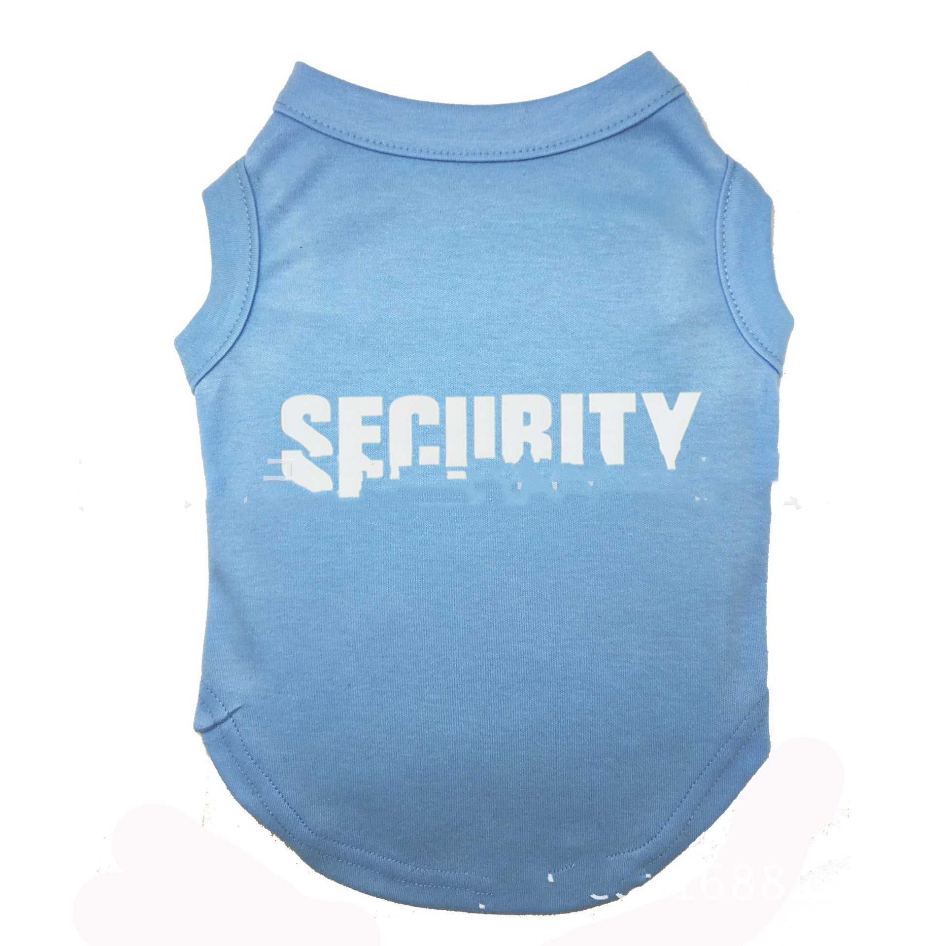 “Security” Dog T‑Shirt — Cute Printed Pet Shirt for Small & Medium Dogs (Multiple Colors)