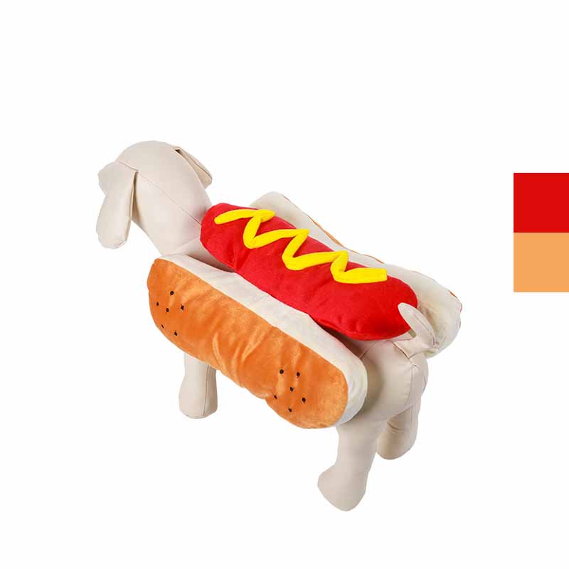 “Hot Dog” Pet Halloween Costume — Funny Dog Outfit (S–XXL)