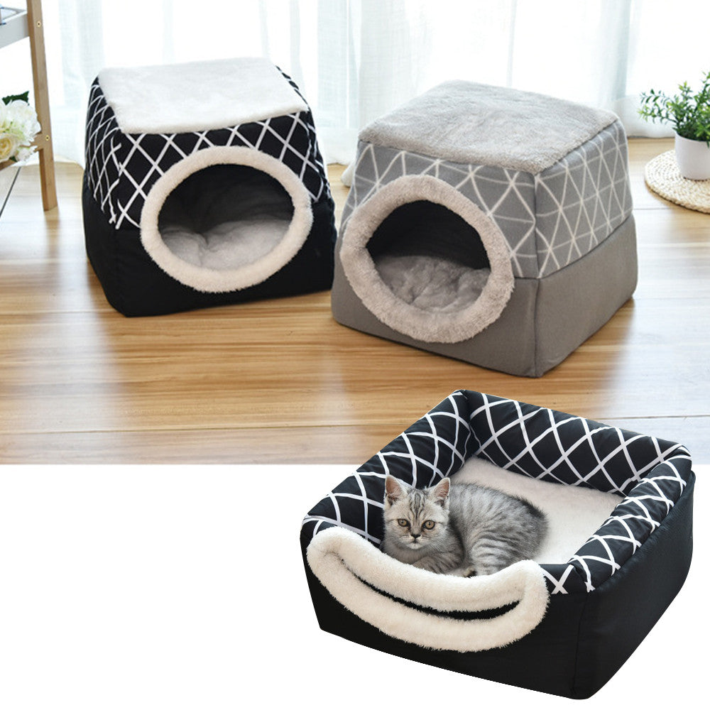 Space Capsule Pet Bed – Cozy Villa for Dogs & Cats