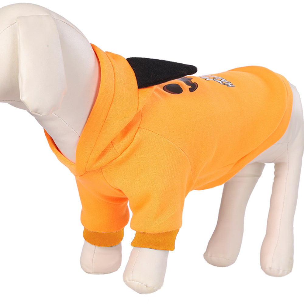 Halloween Pumpkin Dog Hoodie Costume — Cute Pumpkin Face Hoodie for Small & Medium Dogs (2 Styles)