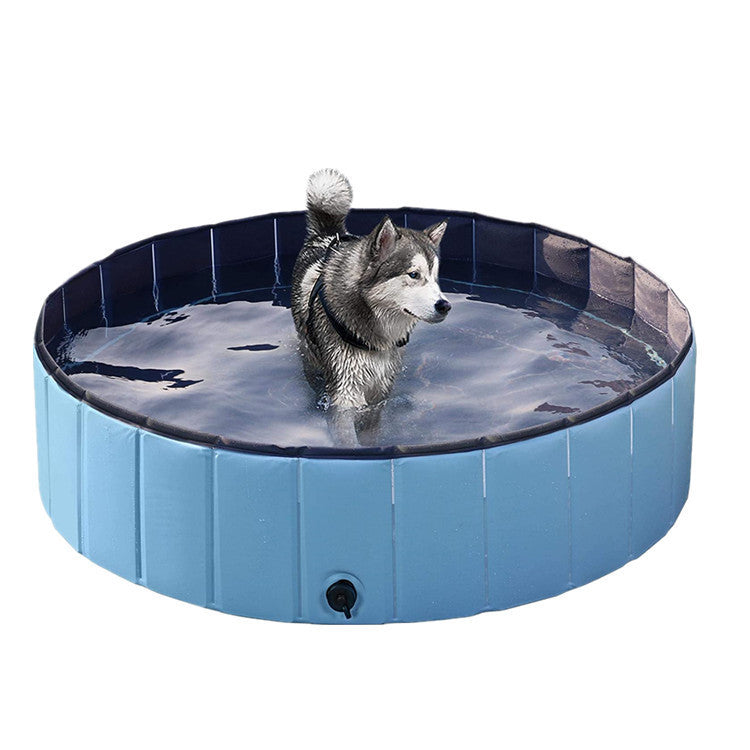 Foldable Dog Swimming Pool – Portable, Non‑Slip, Heavy‑Duty