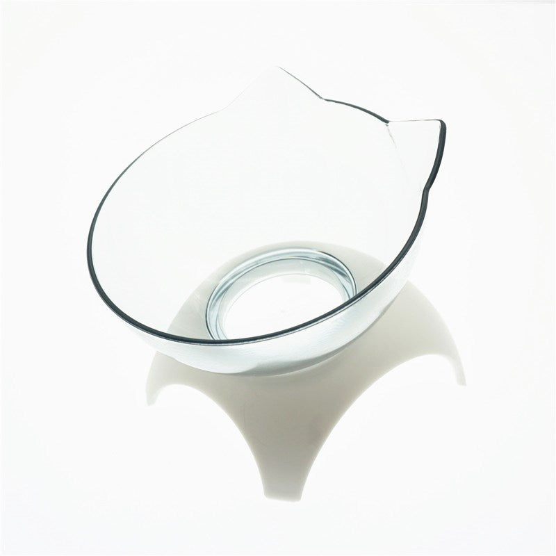 Non‑Slip Cat Bowl with Raised Stand – Single or Double
