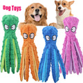 Interactive Bite-resistant Plush Octopus Pet Toy