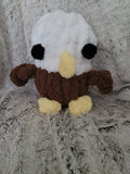 Featherby the Eagle – Handmade Chunky Chenille Plushie