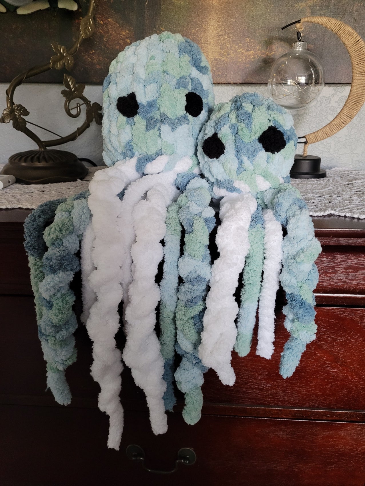 Hand‑Knit Jellyfish Plushie — Twirl & Drift