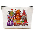 Hallothanksmas Gnome Makeup Bag — Cosmetic & Travel Pouch