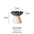 Raised Mushroom Cat Bowls - Cute Elevated Feeding Bowl For Healthy Eating