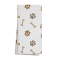 Hxlac Dog Kitchen Towels – Cute Paw & Bone Print Decorative Dish Towels (16×24)
