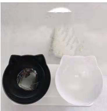 Non‑Slip Cat Bowl with Raised Stand – Single or Double
