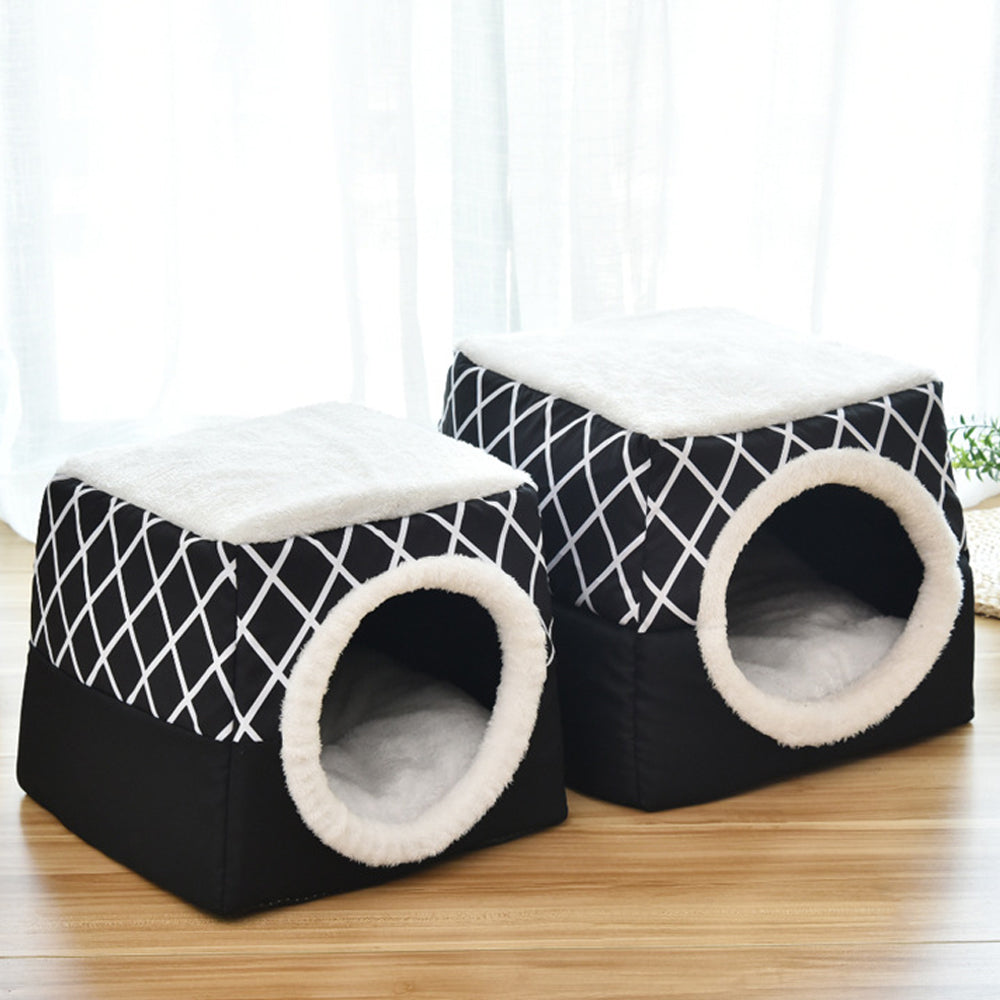 Space Capsule Pet Bed – Cozy Villa for Dogs & Cats